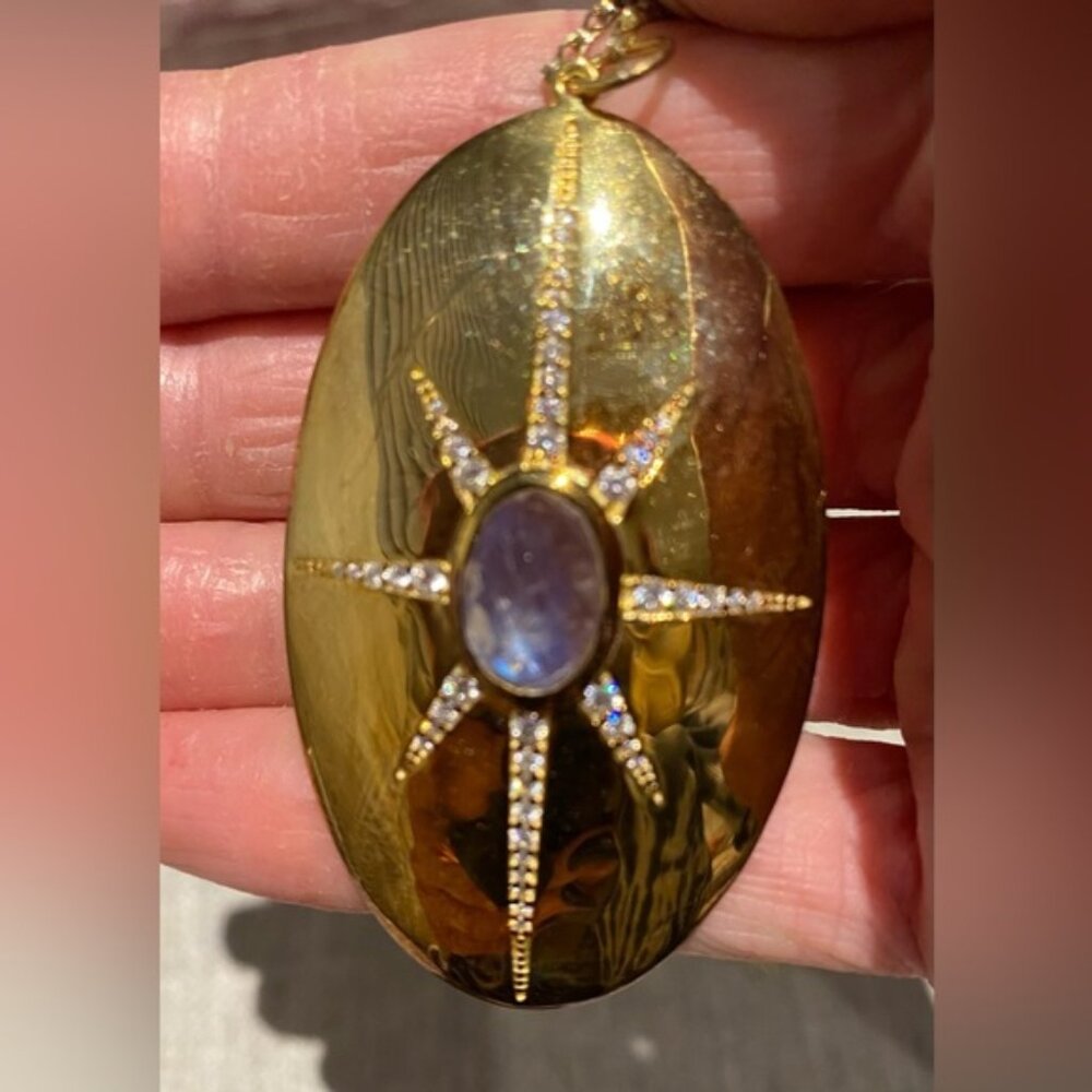 Argento Vivo gold long necklace